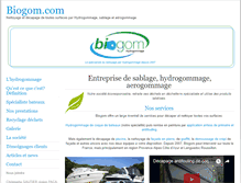 Tablet Screenshot of biogom.com